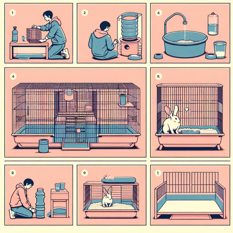 Step-by-Step Guide to Setting up an Indoor Rabbit Cage
