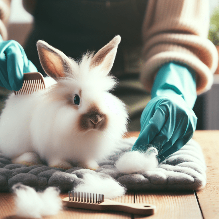 Dealing with Rabbit Fur Mats