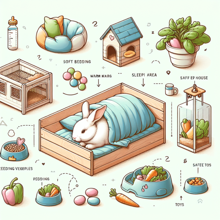 Rabbit Sleeping Area Setup