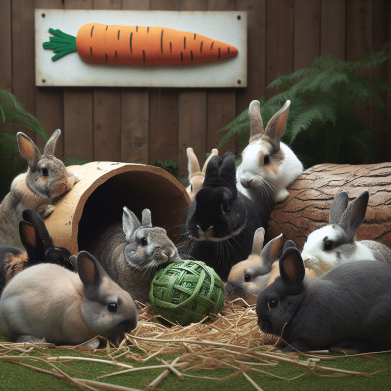 Training Rabbits to Use Toys